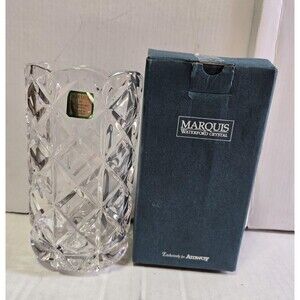 Marquis by Waterford Lead Crystal 6.5" Flower Vase Austria Amway Box